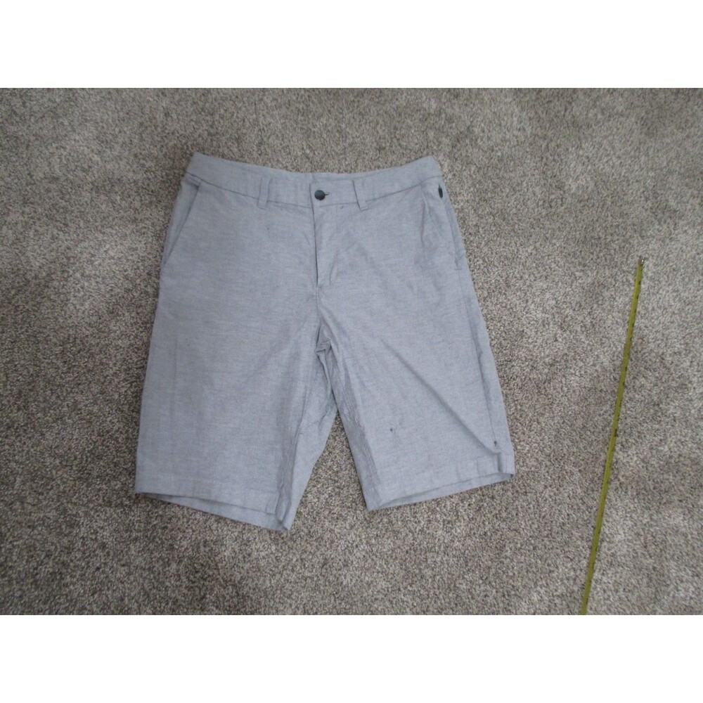 lululemon commission shorts mens 31 11" grey
